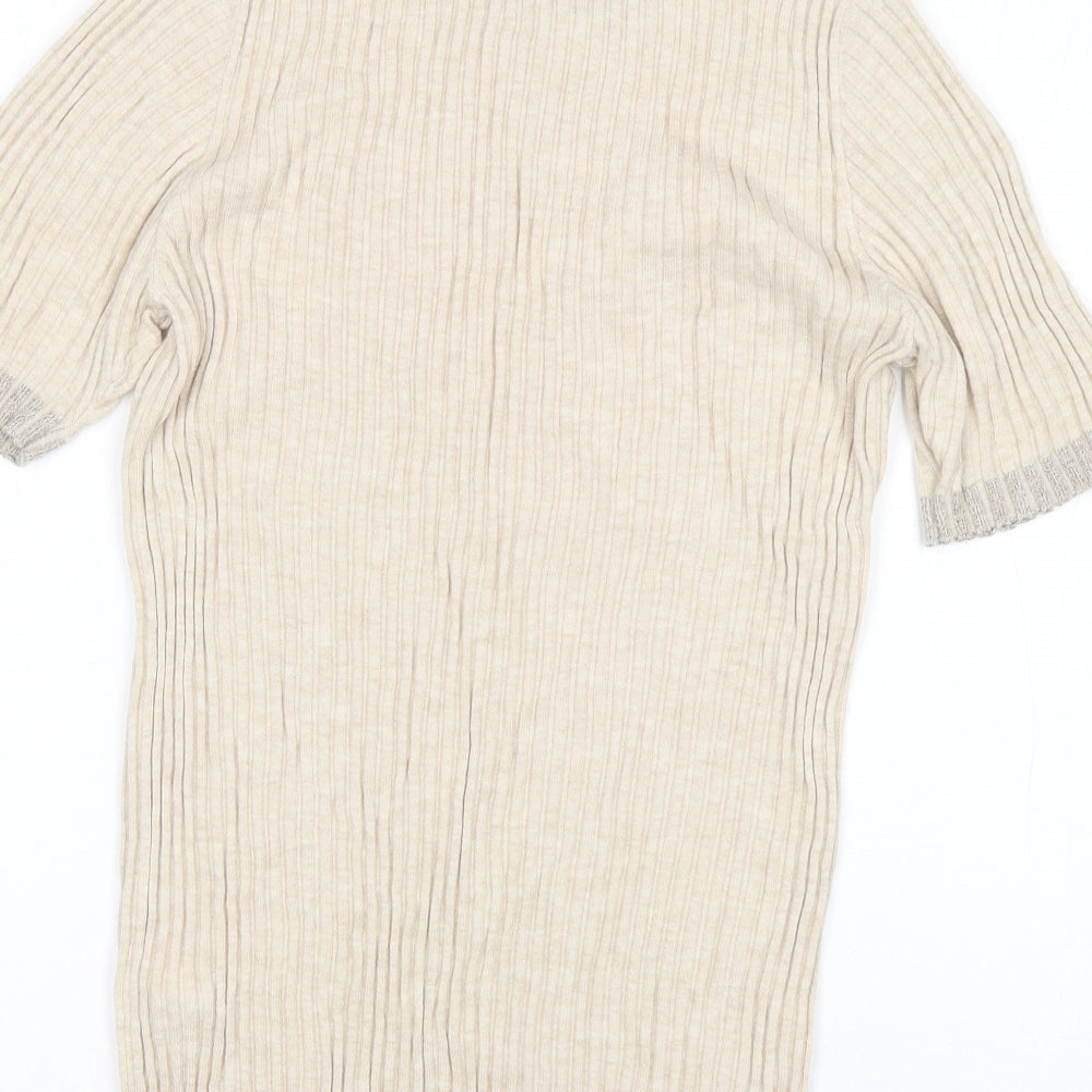 Womens UK Size 16 NEXT Beige Pullover Jumper