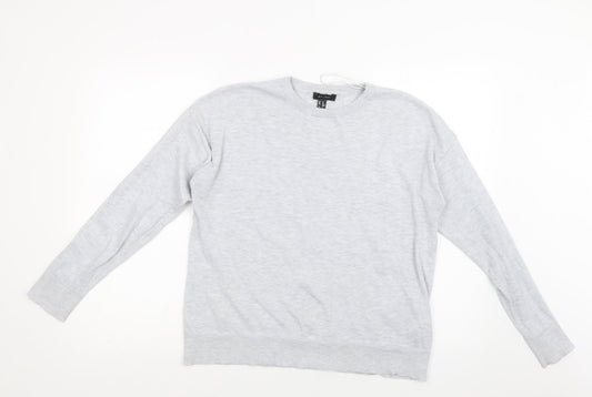 Womens UK Size M New Look Grey Pullover Jumper