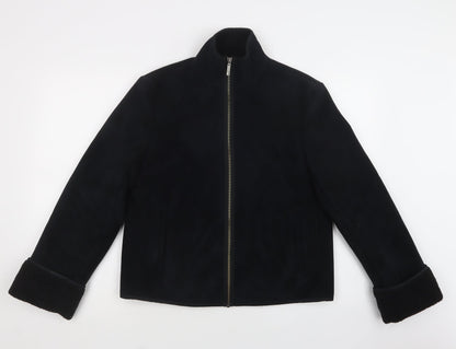 Nexrt Womens Black   Jacket  Size 12  Zip