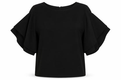 Womens UK Size S H&M Black Basic Blouse