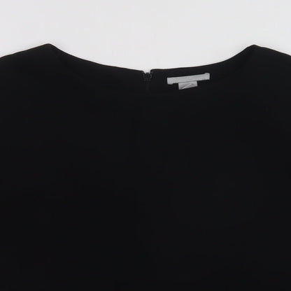Womens UK Size S H&M Black Basic Blouse