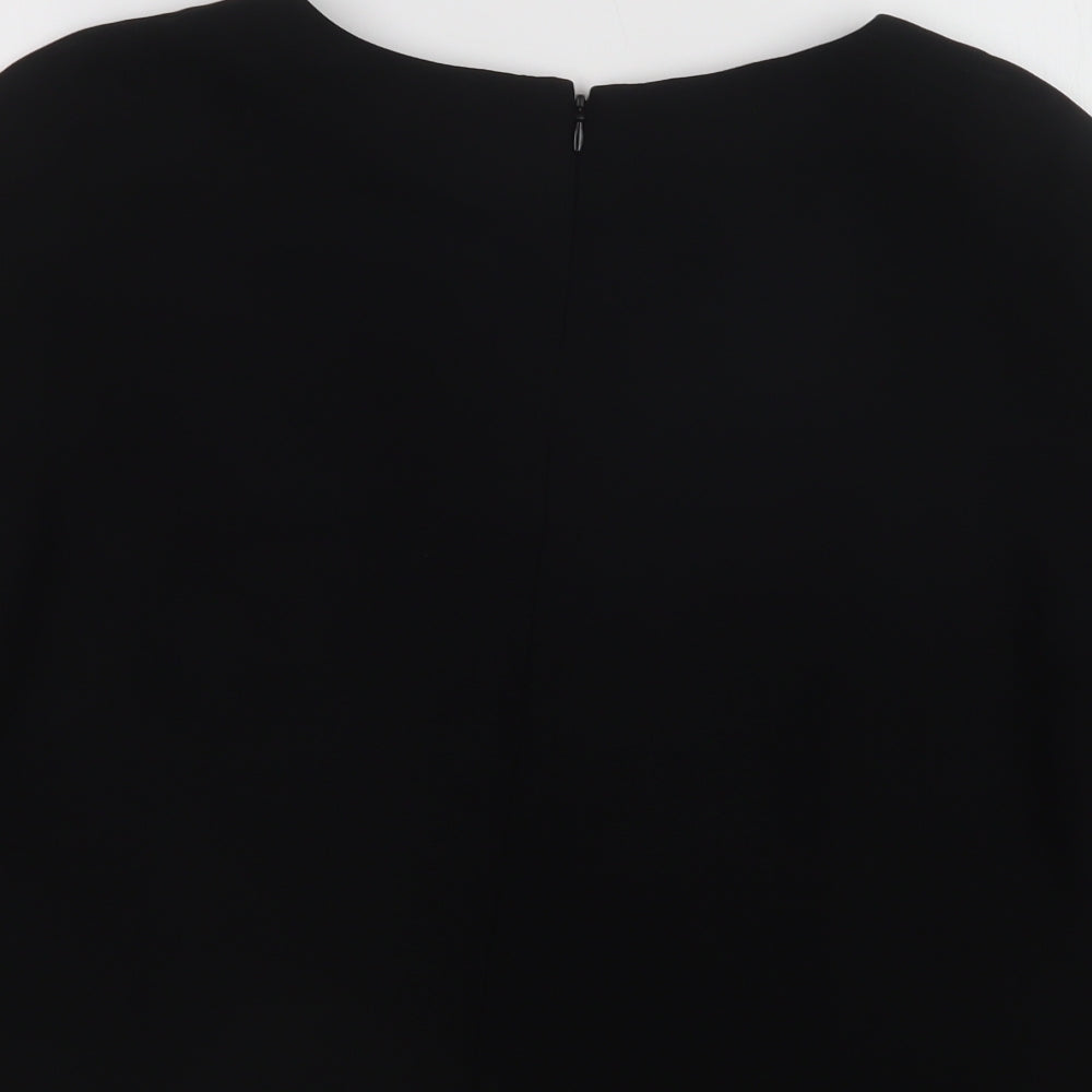 Womens UK Size S H&M Black Basic Blouse