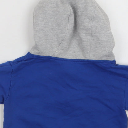Studio Baby Grey Colourblock Cotton Full Zip Jumper Size 12-18 Months  Zip