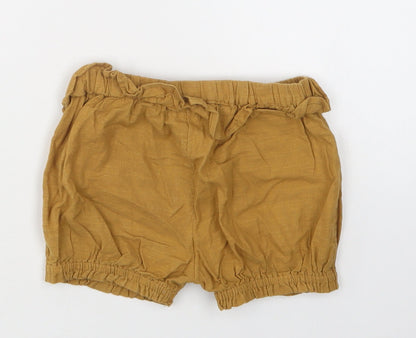 TU Baby Beige  Cotton Cropped Trousers Size 12-18 Months