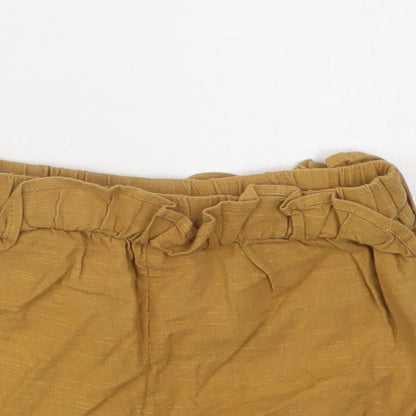TU Baby Beige  Cotton Cropped Trousers Size 12-18 Months