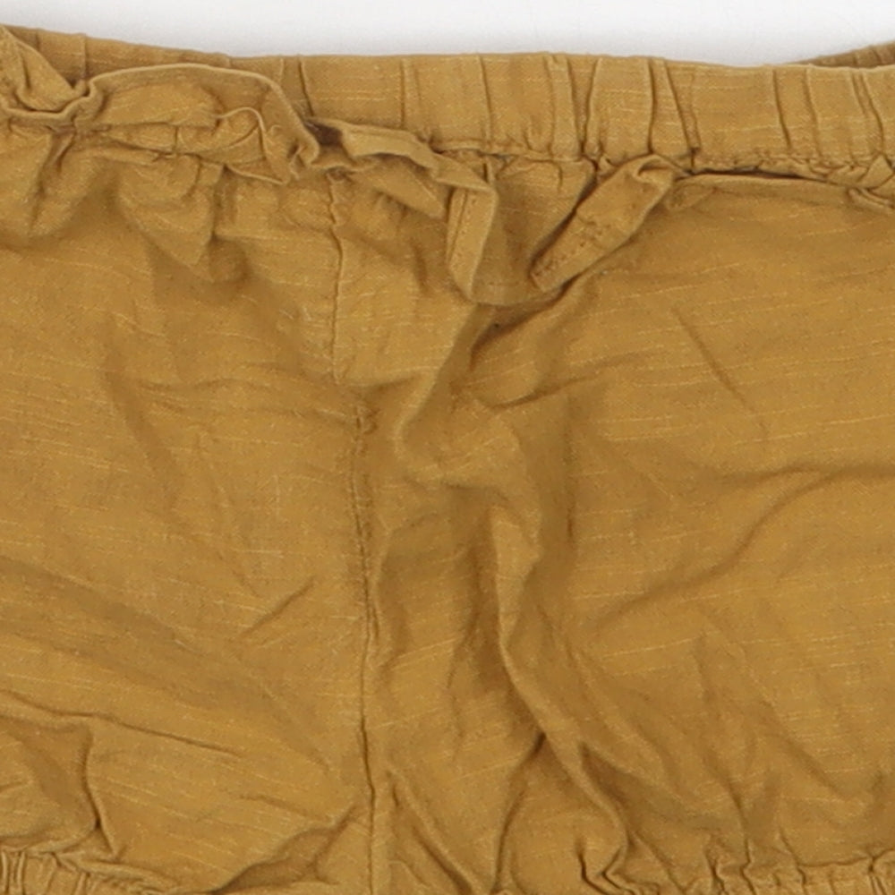 TU Baby Beige  Cotton Cropped Trousers Size 12-18 Months