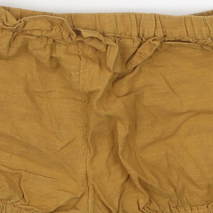 TU Baby Beige  Cotton Cropped Trousers Size 12-18 Months
