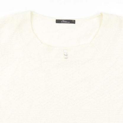 Womens UK Size XL Bonmarché Beige Pullover Jumper