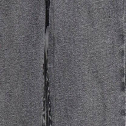 Topshop Womens Grey  Cotton Skinny Jeans Size 25 in L28 in Regular Button