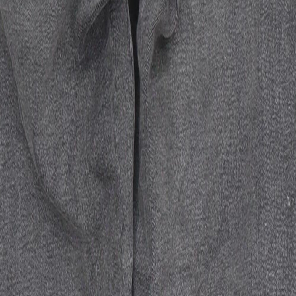 Topshop Womens Grey  Cotton Skinny Jeans Size 25 in L28 in Regular Button