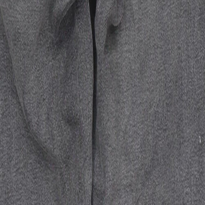 Topshop Womens Grey  Cotton Skinny Jeans Size 25 in L28 in Regular Button