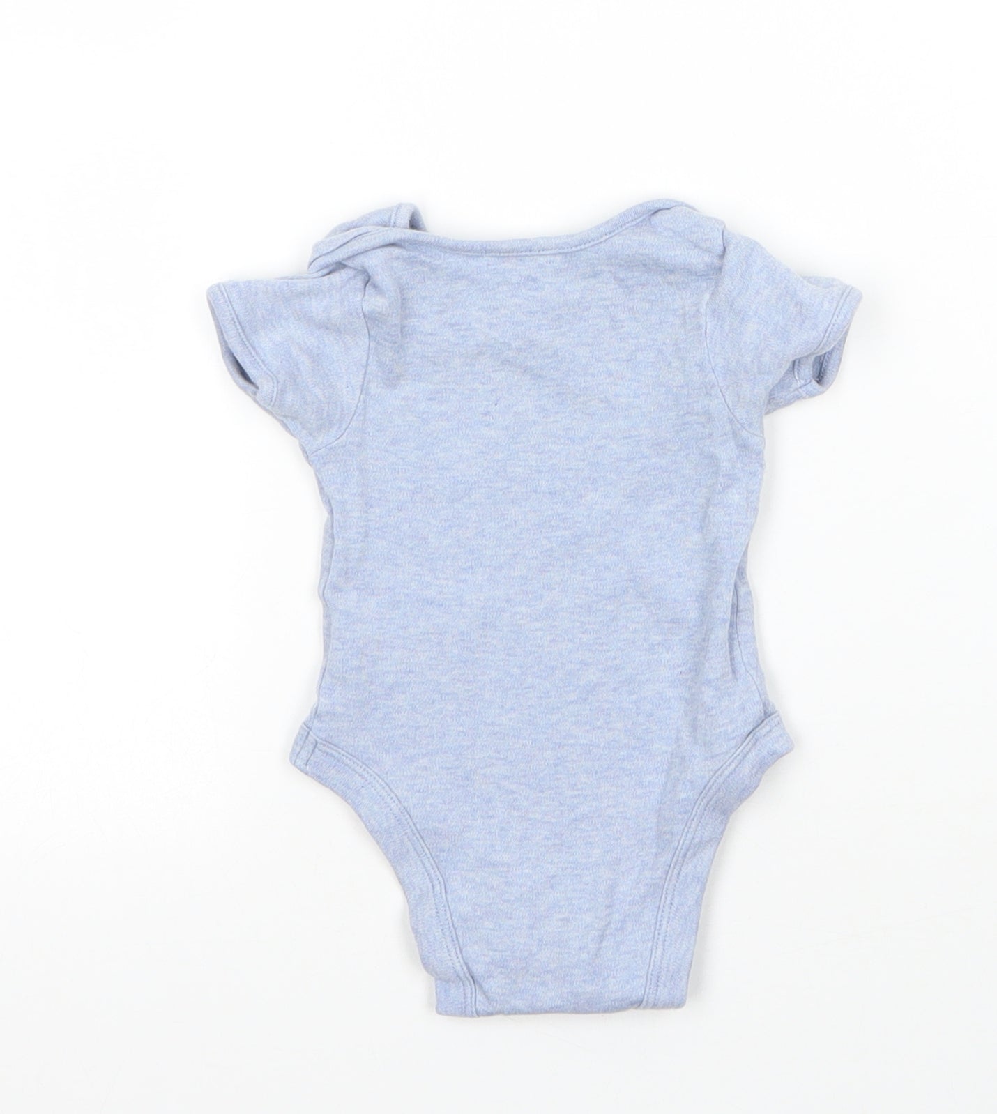 George Baby Blue  Cotton Babygrow One-Piece Size 3-6 Months  Snap