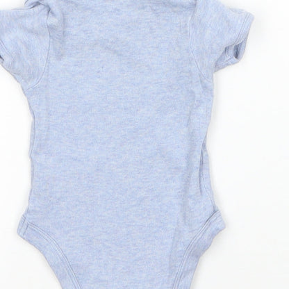 George Baby Blue  Cotton Babygrow One-Piece Size 3-6 Months  Snap
