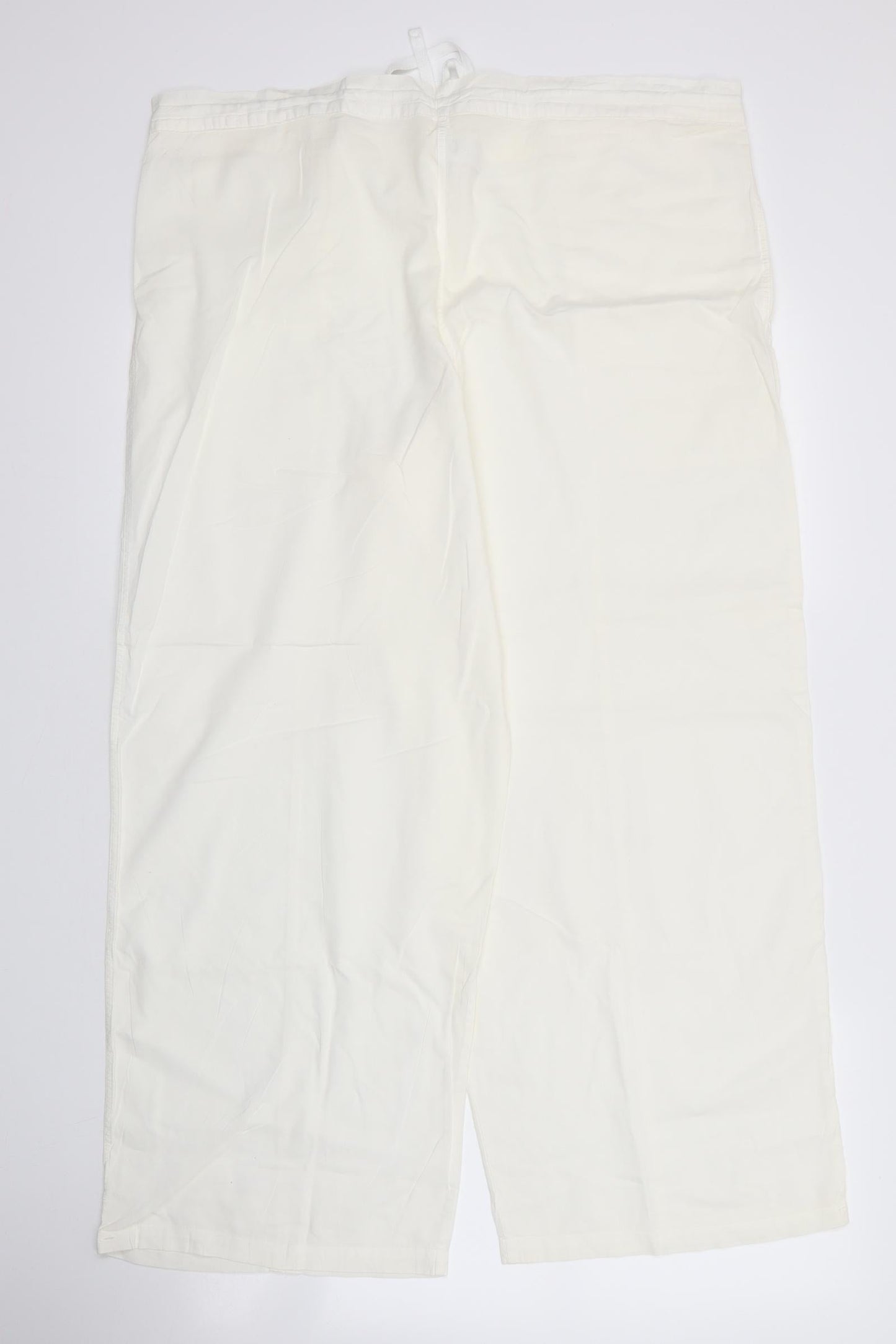 Womens UK Size 16 M&S Regular Fit  Ivory Trousers