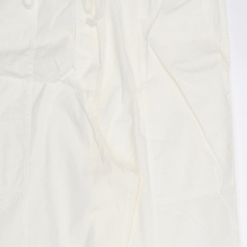 Womens UK Size 16 M&S Regular Fit  Ivory Trousers