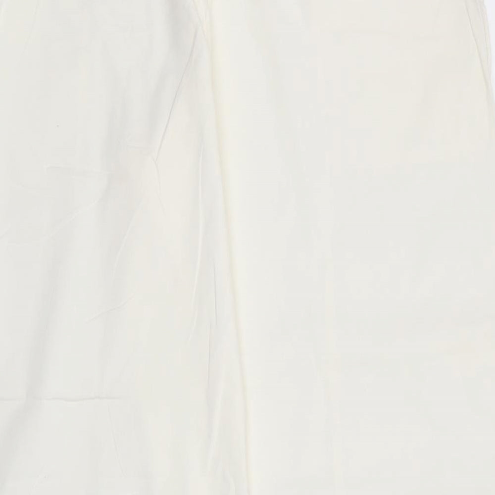 Womens UK Size 16 M&S Regular Fit  Ivory Trousers