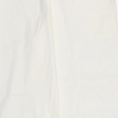 Womens UK Size 16 M&S Regular Fit  Ivory Trousers