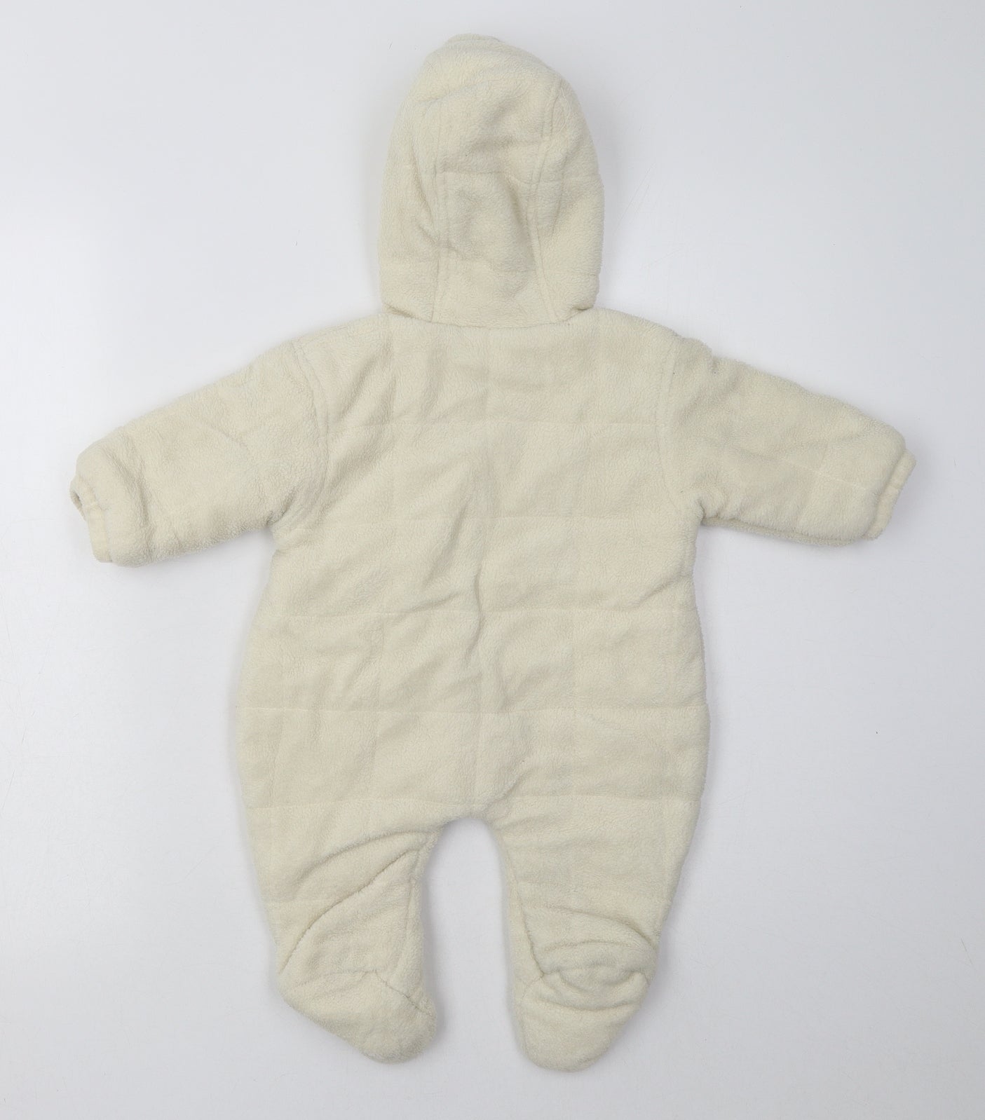 nox Baby White   Overcoat Poncho Size 3-6 Months   Zip - doggy