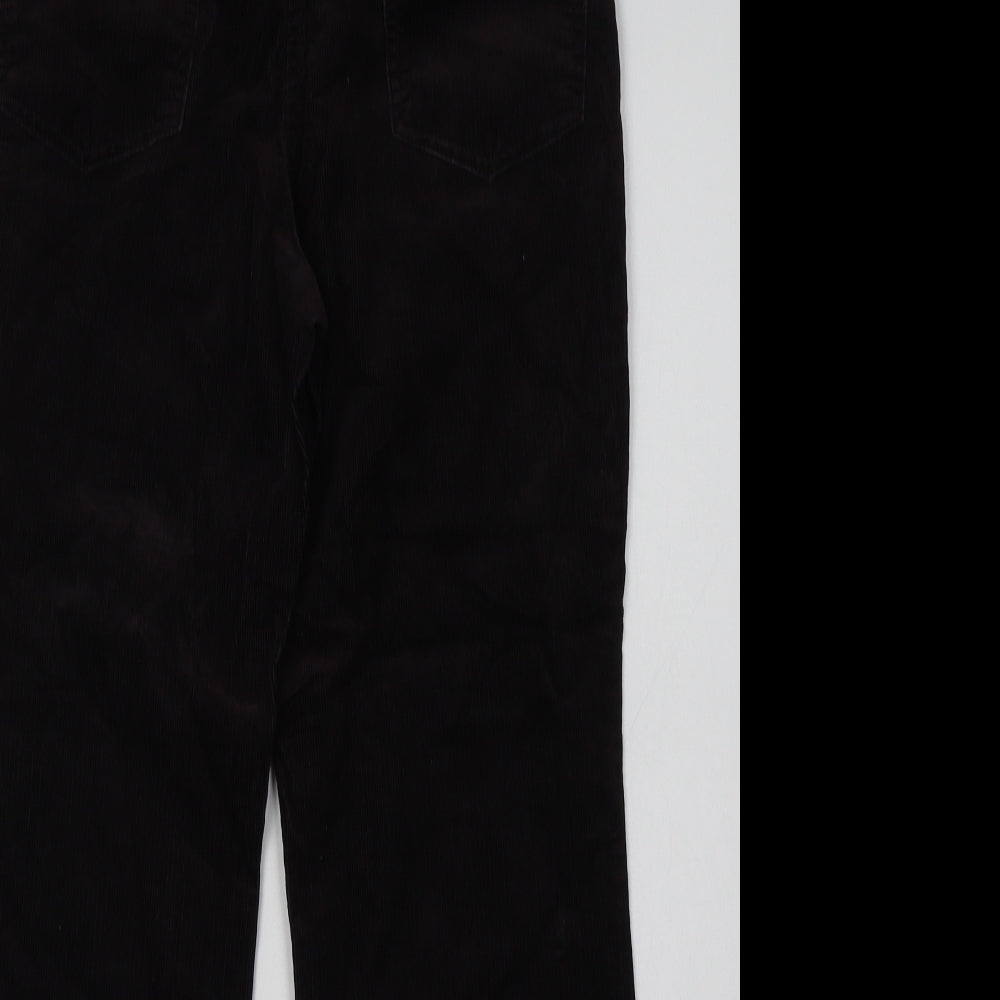 Womens UK Size 10 Marks and Spencer Regular Fit  Black Trousers
