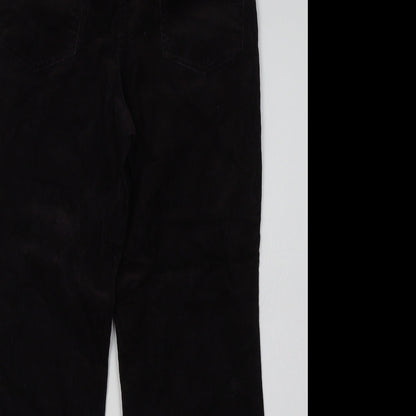 Womens UK Size 10 Marks and Spencer Regular Fit  Black Trousers