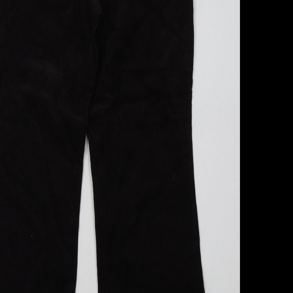Womens UK Size 10 Marks and Spencer Regular Fit  Black Trousers