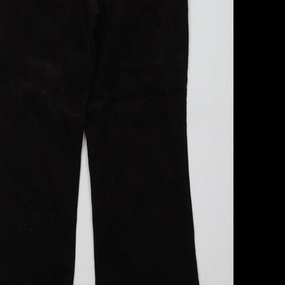 Womens UK Size 10 Marks and Spencer Regular Fit  Black Trousers