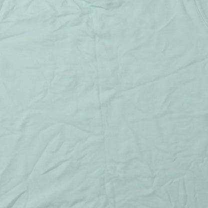 Womens UK Size M Holmewood Blue Basic T-Shirt