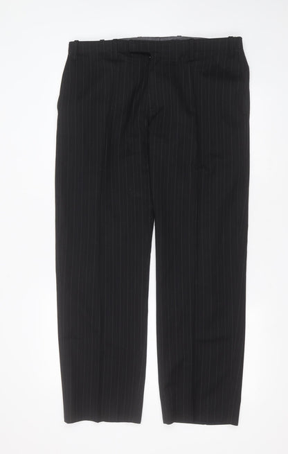 Womens UK Size 36 in NEXT Regular Fit  Black Trousers