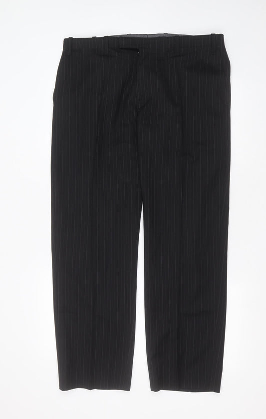 Womens UK Size 36 in NEXT Regular Fit  Black Trousers