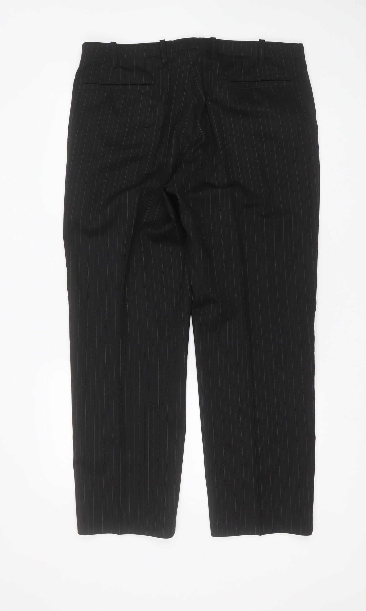 Womens UK Size 36 in NEXT Regular Fit  Black Trousers