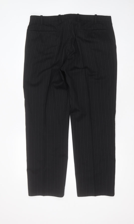 Womens UK Size 36 in NEXT Regular Fit  Black Trousers