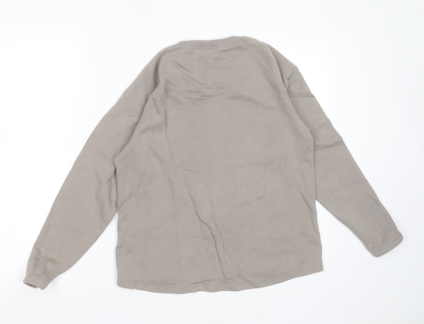 Preworn Womens Green  Cotton Pullover Sweatshirt Size XS