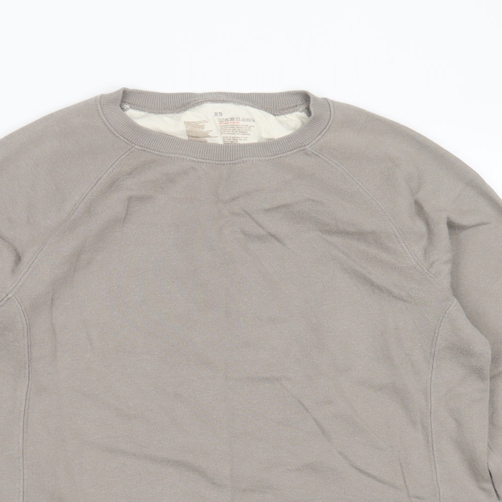 Preworn Womens Green  Cotton Pullover Sweatshirt Size XS