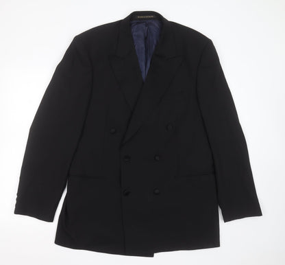 Mens UK Size 42 Marks and Spencer Regular Blue Suit Jacket