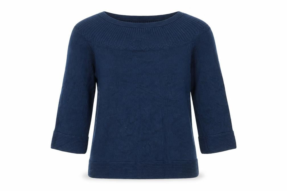 Womens UK Size 10 Marks and Spencer Blue Pullover Jumper
