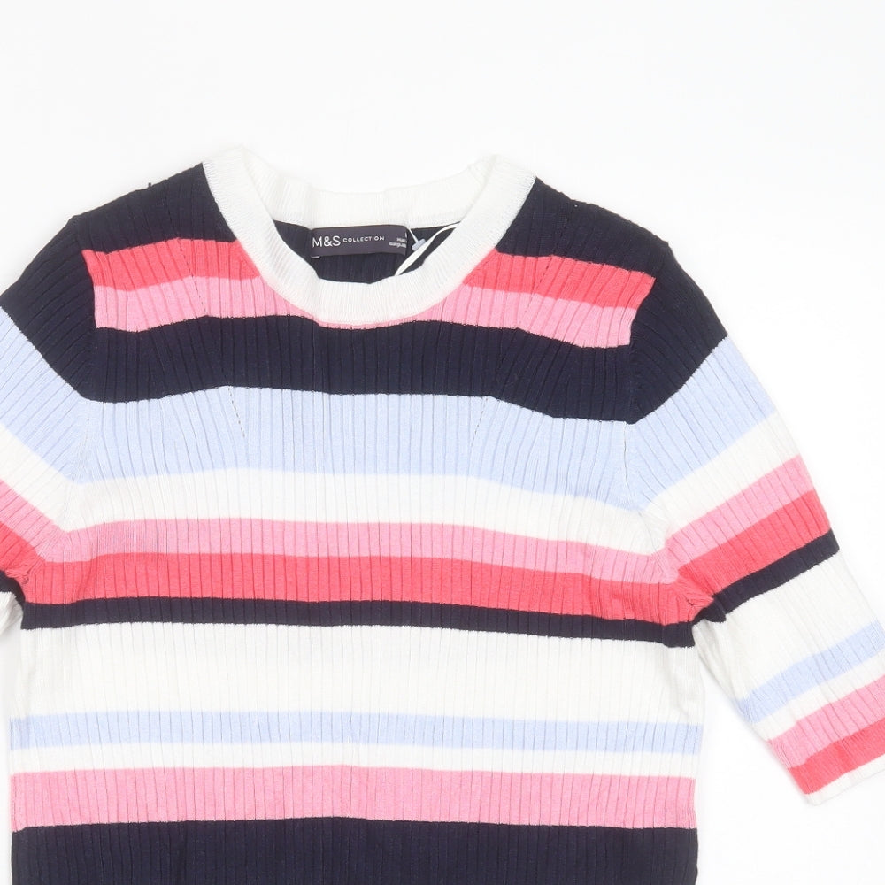 Womens UK Size 16 Marks and Spencer Multicoloured Pullover Jumper