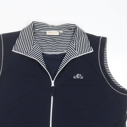 Womens UK Size L Bonmarché Blue Cardigan Jumper