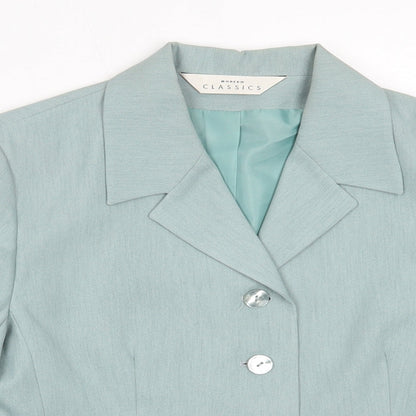 Womens UK Size 14 Modern Classics Green Jacket