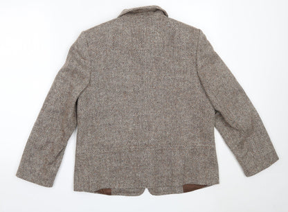 Christine LAURE Womens Brown   Overcoat Coat Size 42  Zip