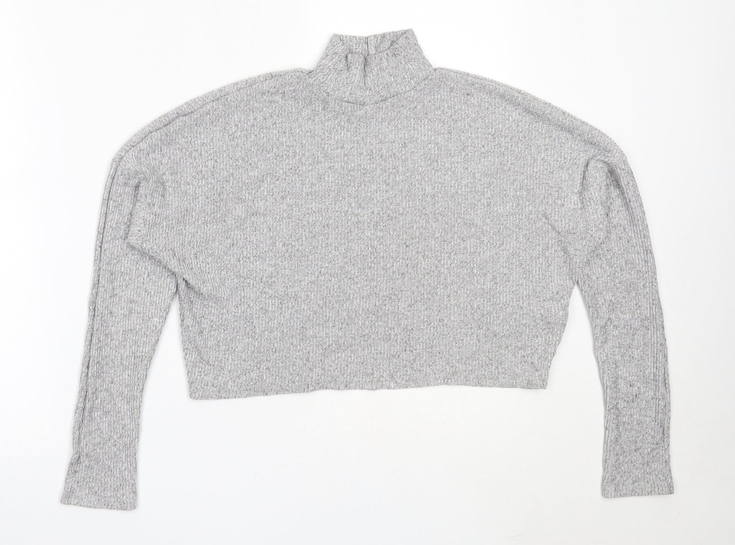 Womens UK Size 6 Topshop Grey Pullover Jumper