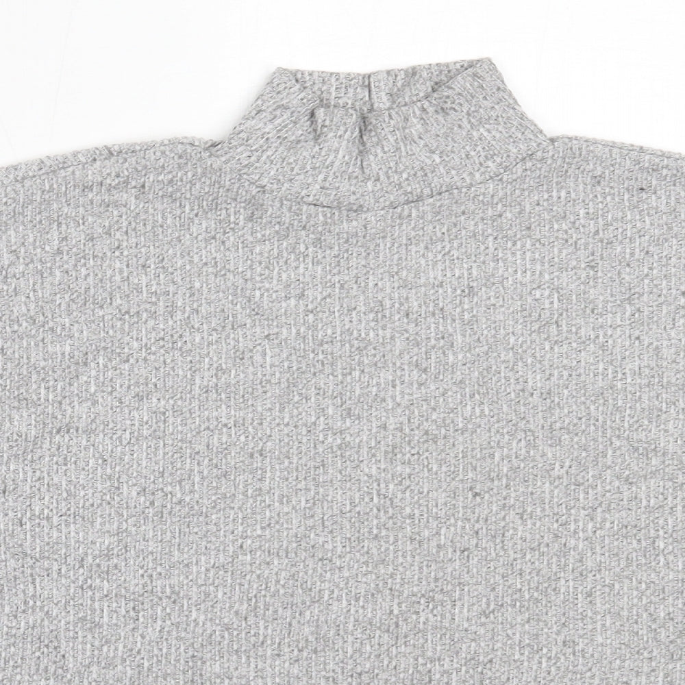 Womens UK Size 6 Topshop Grey Pullover Jumper