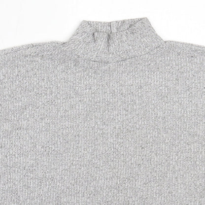 Womens UK Size 6 Topshop Grey Pullover Jumper