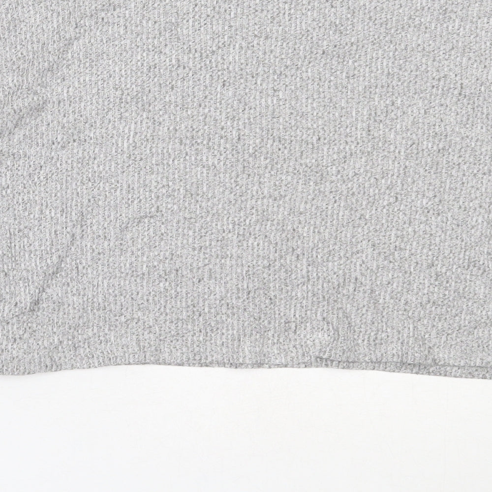 Womens UK Size 6 Topshop Grey Pullover Jumper