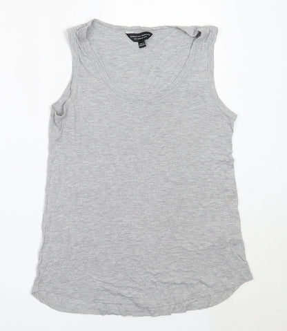 Womens UK Size 10 Dorothy Perkins Grey Basic Tank