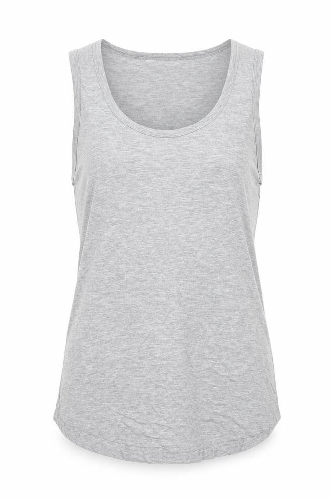 Womens UK Size 10 Dorothy Perkins Grey Basic Tank