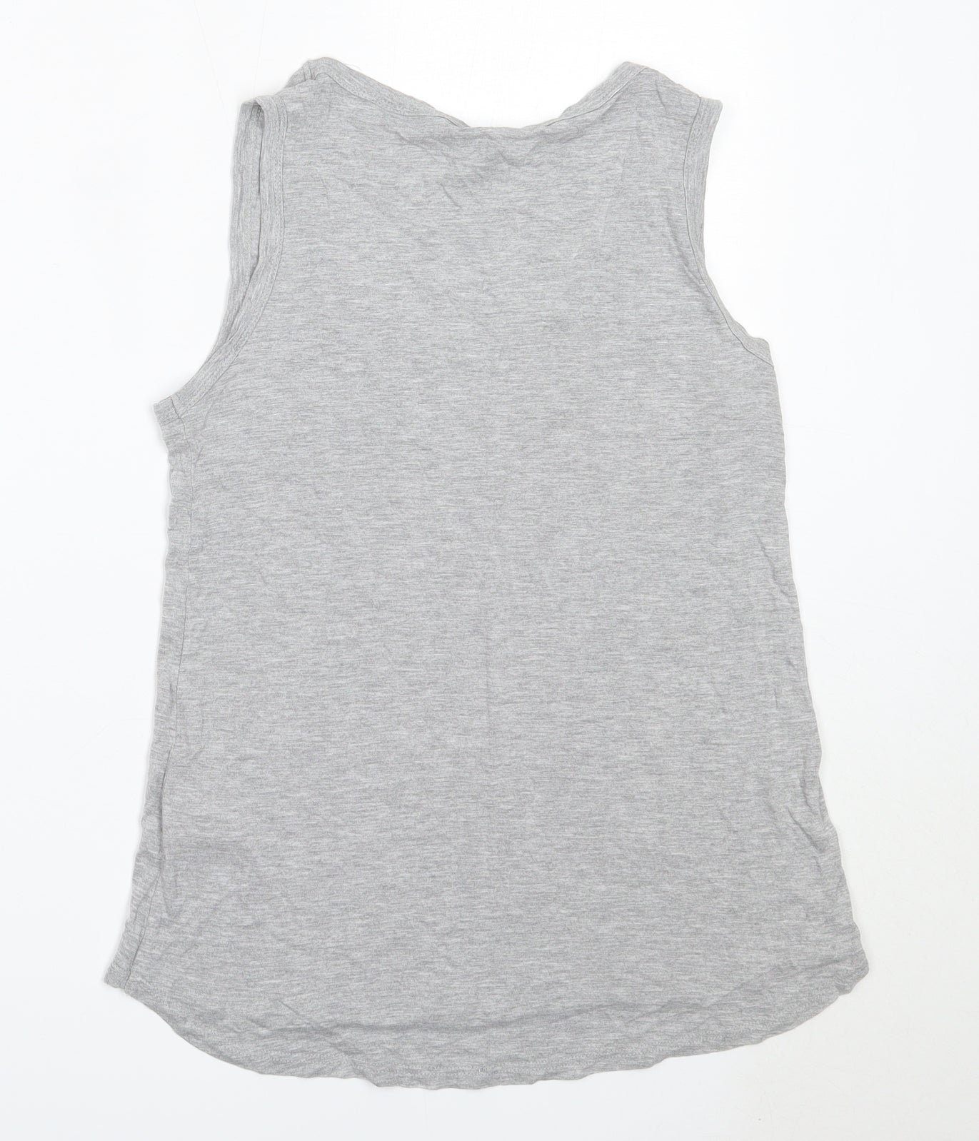 Womens UK Size 10 Dorothy Perkins Grey Basic Tank