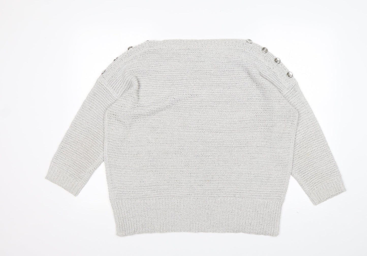 Womens UK Size M Wallis Grey Pullover Jumper