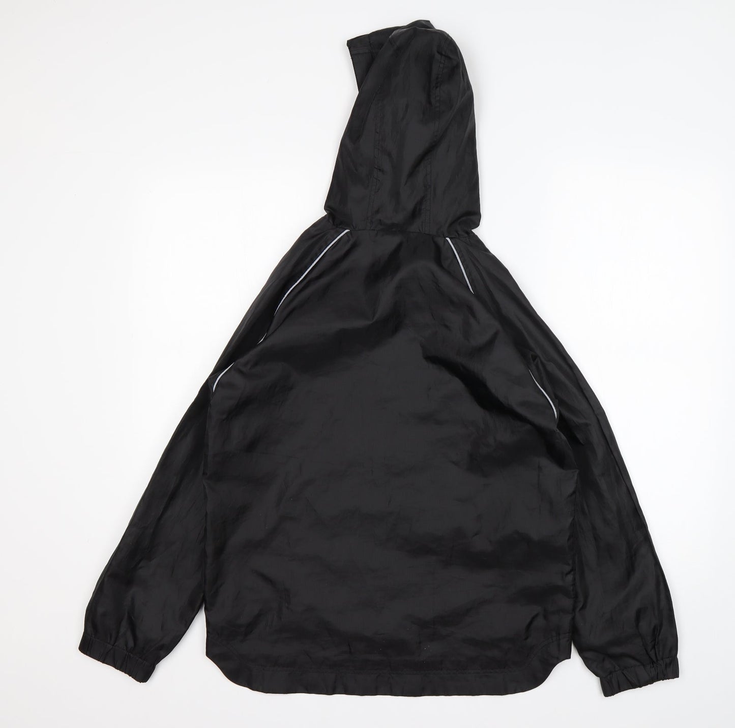 FlipBack Boys Black   Windbreaker Jacket Size 11-12 Years