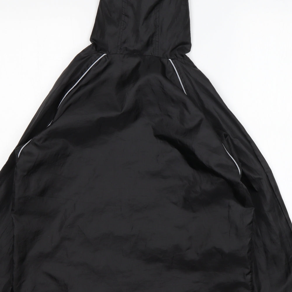 FlipBack Boys Black   Windbreaker Jacket Size 11-12 Years