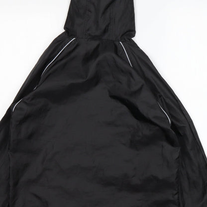 FlipBack Boys Black   Windbreaker Jacket Size 11-12 Years